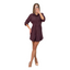 Robe Shaden bordeaux