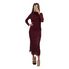 Robe Tahira bordeaux