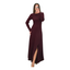 Robe Wafa bordeaux