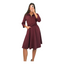 Robe Yara bordeaux