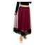 Jupe Layla bordeaux