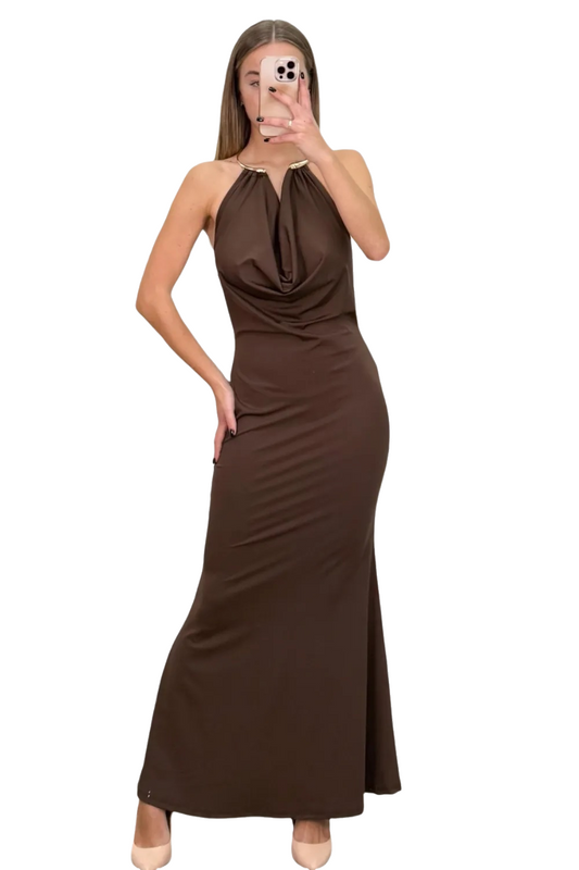 Robe Batool marron