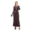 Robe Bushra marron