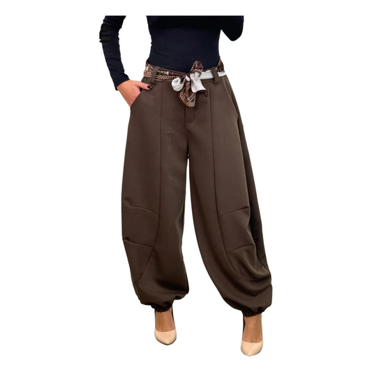 Pantalon Asilah marron