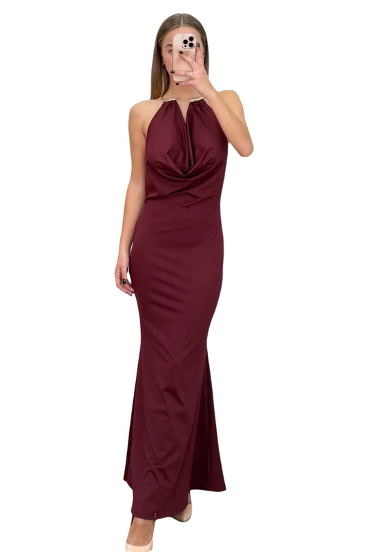 Robe Batool bordeaux