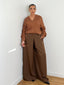 Chemise détail poche camel